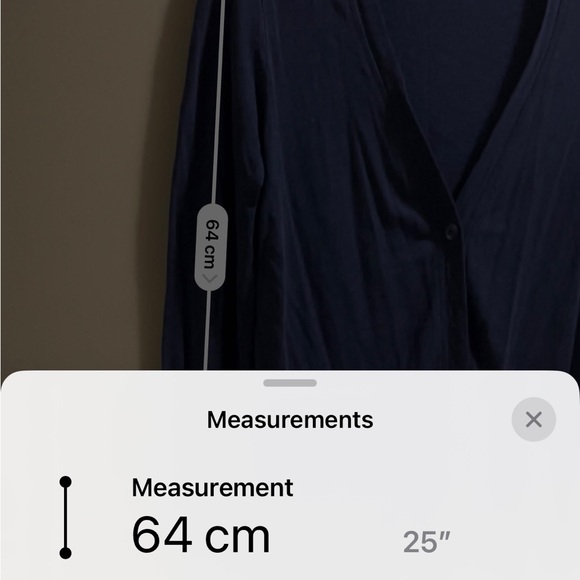 Gap Ladies Size S Navy Lightweight Button-up Cardigan - Picture 12 of 16